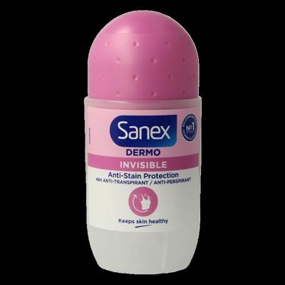 Sanex Deodorant roll-on invisible 50 Milliliter Sanex Deodorant roll-on invisible 50 Milliliter