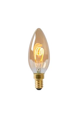 Lucide C35 - Filament lamp - Ø 3,5 cm - LED Dimb. - E14 - 1x3W 2200K - Amber Lucide C35 - Filament lamp - Ø 3,5 cm - LED Dimb. - E14 - 1x3W 2200K - Amber