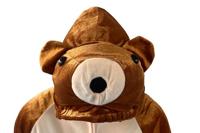 Onesie Beertje Verkleedpak Volwassenen - thumbnail