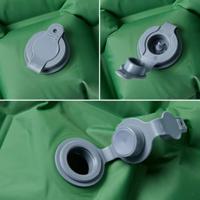 VidaXL Kampeermatras opblaasbaar 190x58x6 cm 1- persoons groen - thumbnail