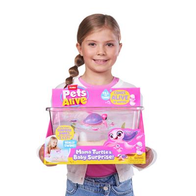 Set Mamma Tartaruga e Bambino a Sorpresa - PETS ALIVE - Mamma Tartaruga a Sorpresa - Tartaruga Animata - Effetti Sonori