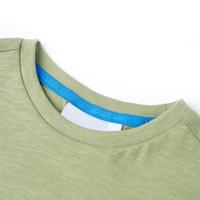 Kindershirt 140 lichtkakikleurig - thumbnail