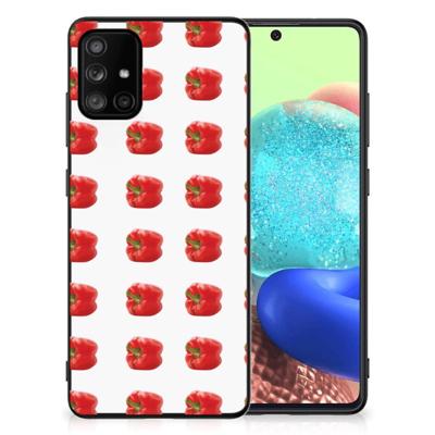 Samsung Galaxy A71 Back Cover Hoesje Paprika Red Samsung Galaxy A71 Back Cover Hoesje Paprika Red