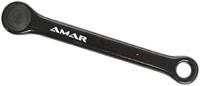 Linkse crank 150mm zwart - thumbnail