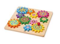 VIGA houten tandwielen activiteit speelgoed, afm 30x30 cm, 1 stuk - thumbnail