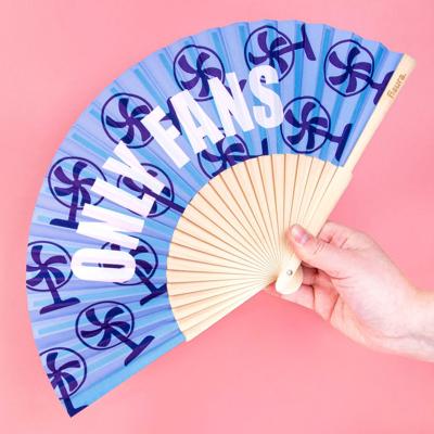 Houten waaier Only Fans