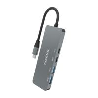 AISENS HUB USB 3.2 GEN2 10G USB-C/M-2XUSB-C/H-2XUSB-A/H 15CM GRAU - thumbnail
