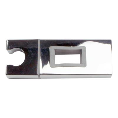 Wiesbaden UniMatch los glijstuk voor glijstang vierkant chroom