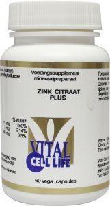 Vital Cell Life Zink citraat plus 60 Capsules Vital Cell Life Zink citraat plus 60 Capsules
