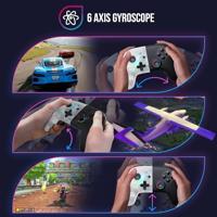 Oniverse Onipad Bluetooth Controller voor Nintendo Switch / PC / IOS / Android Wit - thumbnail