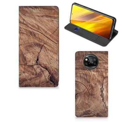 Xiaomi Poco X3 Pro | Poco X3 Book | Wallet Case | Tree Trunk Xiaomi Poco X3 Pro | Poco X3 Book | Wallet Case | Tree Trunk