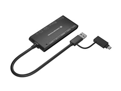 Conceptronic StreamVault BIAN03B geheugenkaartlezer USB 3.2 Gen 1 (3.1 Gen 1) Type-A Zwart