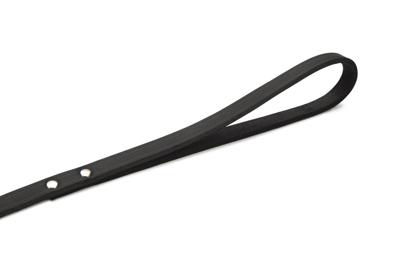 Hondenriem van leer 130cm x 12mm zwart Hondenriem van leer 130cm x 12mm zwart