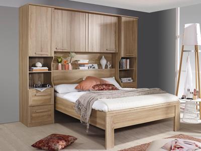 Bed en brugkast RIGA 140x200 cm sonoma Bed en brugkast RIGA 140x200 cm sonoma