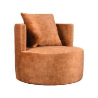 LABEL51 Fauteuil Evy - Oker - Velours - 90 cm - thumbnail