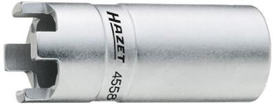 HAZET Drukmoer-nokkensleutel 4558 · 1/2 inch (12,5 mm) vierkant hol · 28,4 mm