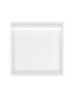Hotbath &MORE Inbouwnis 30x30x10cm met LED IP44 Mat Wit - thumbnail