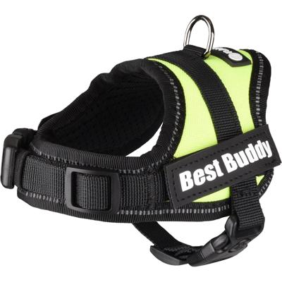 Hondentuig Best Buddy Pluto Neon Groen XXXS 29 - 33 cm x 15 mm Flamingo Groen