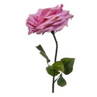 Kunstbloem Roos polyester 53cm - thumbnail