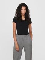Only 15205059 Onllive Love Life S/s O-neck Top T-shirt Korte Mouw Black 15205059 - thumbnail
