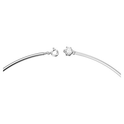 Swarovski 5638699 Ketting Constella zilverkleurig-wit 36-41 cm - thumbnail