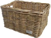 Rieten Fietsmand Naturel Maat Medium - thumbnail