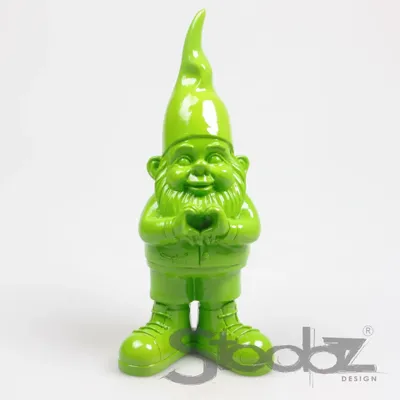 Kabouter hart 10x13x29.5cm groen