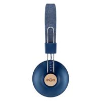 HOUSE OF MARLEY EM-JH133-DN Positive Vibration 2 Bt, Draadloze Bluetooth On-Ear Hoofdtelefoon, Geluidsisolatie, Premium Geluid, Microfoon, Opladen Via Usb, 10 Uur Batterijduur, Denim, Eén maat, blauw - thumbnail