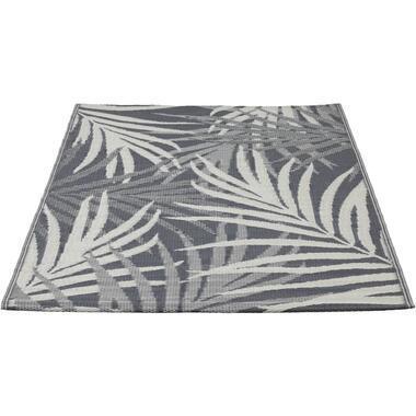 Binnen/buitenvloerkleed Palma - grijs - 120x180 cm