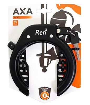 Axa ren2 stalen slothuis 61mm zwart - thumbnail