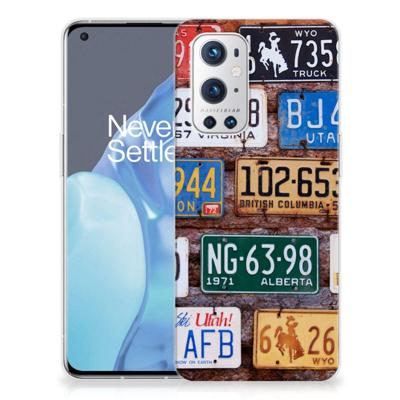 OnePlus 9 Pro | Siliconen hoesje | met foto Kentekenplaten