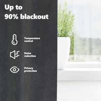 VidaXL Verduisterende gordijnen 2 pcs lichtgrijs 140 x 175 cm fluweel - thumbnail