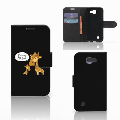 LG K4 Leuk Hoesje Giraffe LG K4 Leuk Hoesje Giraffe