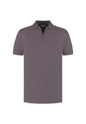 Dstrezzed Bowie V-neck Polo 240022 Poloshirts 463 Purple Grey