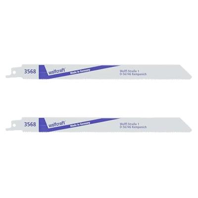 Wolfcraft 3568000 2 reciprozaagbladen Zaagbladlengte 228 mm 2 stuk(s)