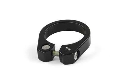 Zadelpenklem Ursus ø40.0 mm aluminium - zwart