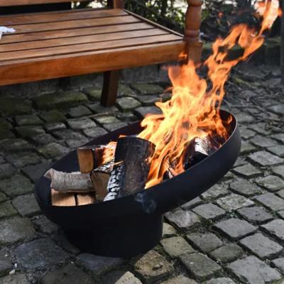 Esschert Design vuurschaal hellend staal zwart ff402