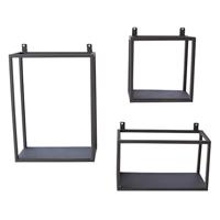 Urban Interiors wandboxes (Set van 3), kleur Vintage Black - thumbnail