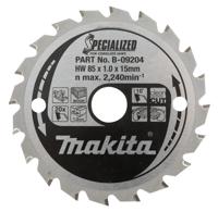 Makita Accessoires Cirkelzaagblad hout 165x20x1,6 40T 18g - B-09248 - thumbnail