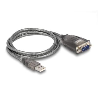 Delock USB 2.0 Adapter [1x USB-A 2.0 stekker - 1x RS232-stekker] 61400 1 m