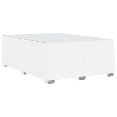 Bedframe Wit 140 x 200 cm Kunstleer