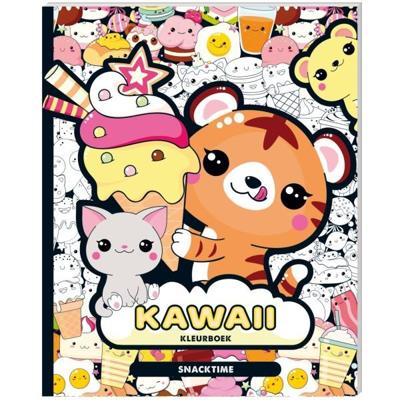 Kawaii Kleurboek - Snacktime Kawaii Kleurboek - Snacktime