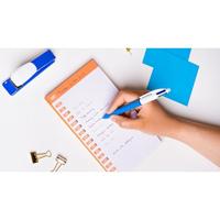 Pen Bic Original Blauw Multicolour 4 kleuren Herlaadbaar - thumbnail