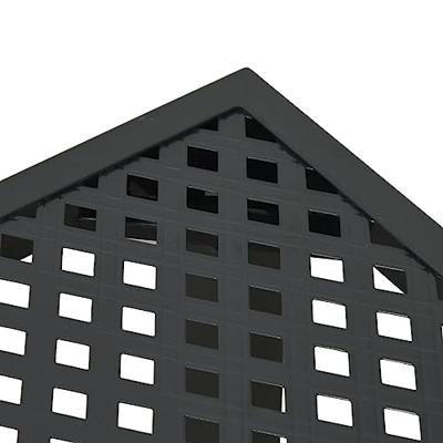 Tuintafel 100x100x72 cm staal antracietkleurig