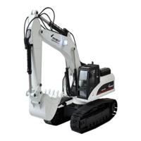 Amewi G704E Volledig metalen graafmachine 1:14 RTR - Wit - thumbnail