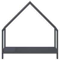 Brandhoutrek 60x25x60 cm koudgewalst staal antracietkleurig - thumbnail