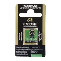 Rembrandt Aquarelverf Napje - Phtalogroen Geelachtig #681 - thumbnail