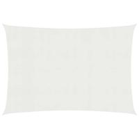 VidaXL Zonnezeil 160 g/m² 2x2,5 m hdpe wit - thumbnail