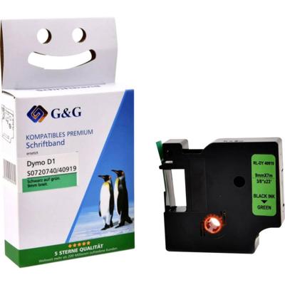 G&G Labeltape Tekstkleur: Zwart