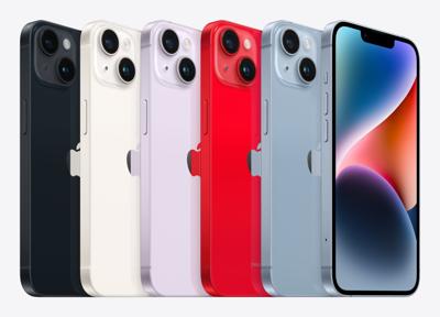 Refurbished iPhone 14 512 GB Blauw Als nieuw + Nieuwe batterij
